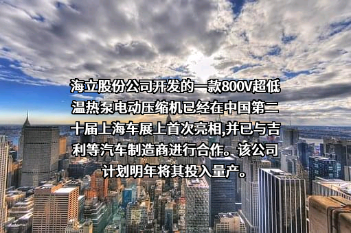 上海海立（集团）股份有限公司