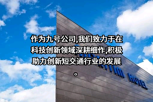 九号有限公司
