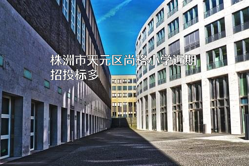 株洲市天元区尚格小学近期招投标项目多