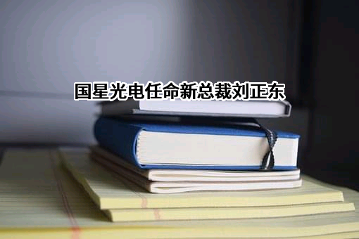 国星光电任命新总裁刘正东