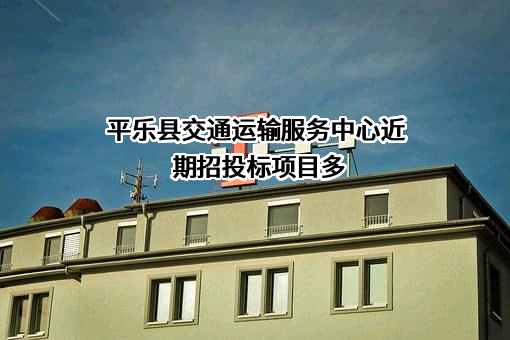 平乐县交通运输服务中心近期招投标项目多