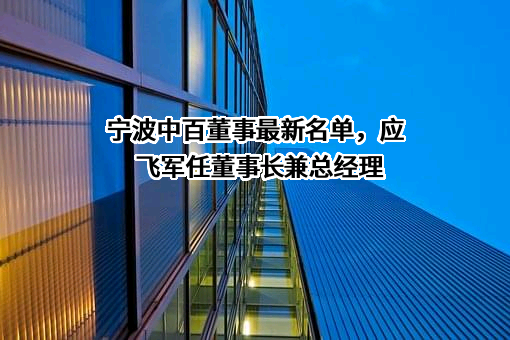 宁波中百股份有限公司