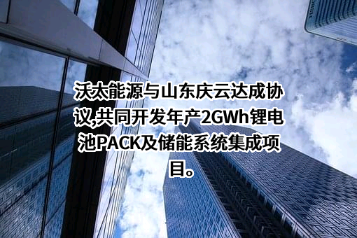 沃太能源股份有限公司