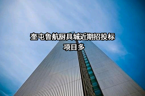 奎屯鲁航厨具城近期招投标项目多