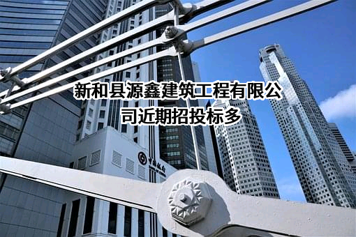 新和县源鑫建筑工程有限公司近期招投标项目多