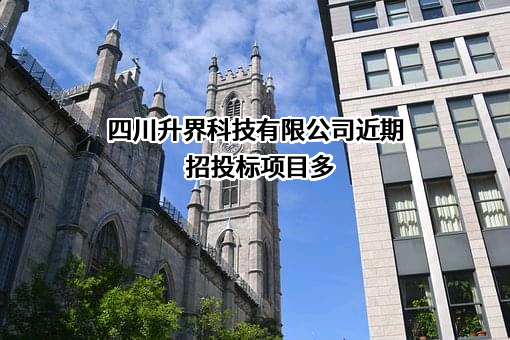 四川升界科技有限公司近期招投标项目多