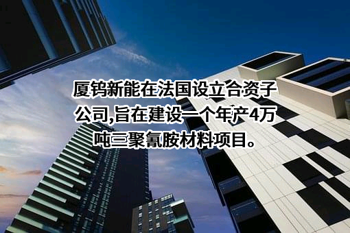 厦门厦钨新能源材料股份有限公司