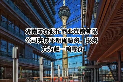 湖南零食很忙商业连锁有限公司