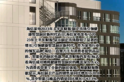 海信（山东）厨卫有限公司