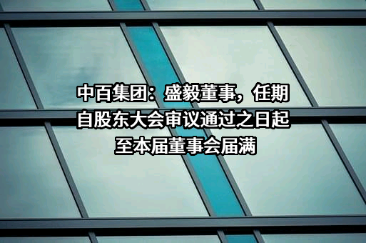 中百控股集团股份有限公司