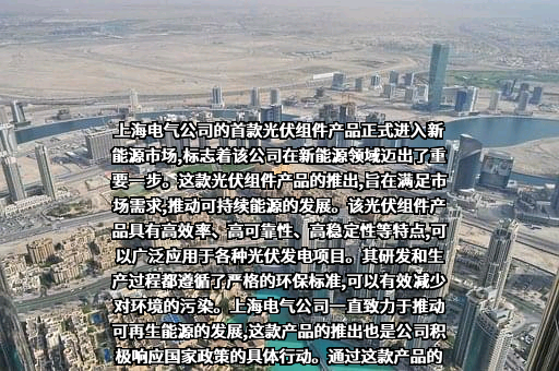 上海电气集团恒羲光伏科技（南通）有限公司