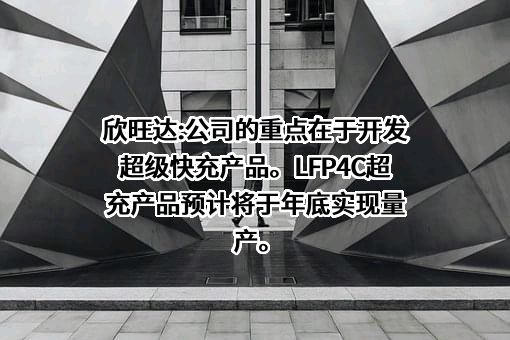 欣旺达电子股份有限公司