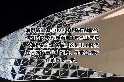 山东电工时代能源科技有限公司