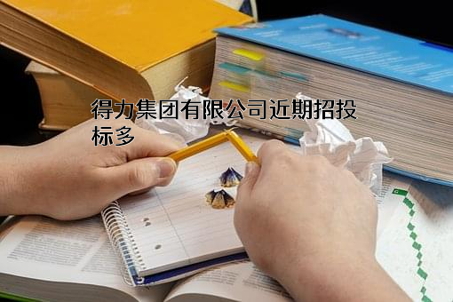 得力集团有限公司近期招投标项目多
