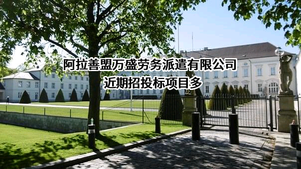 阿拉善盟万盛劳务派遣有限公司近期招投标项目多