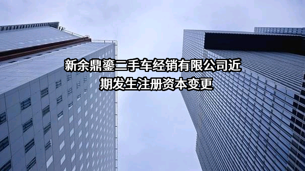 新余鼎鎏二手车经销有限公司
