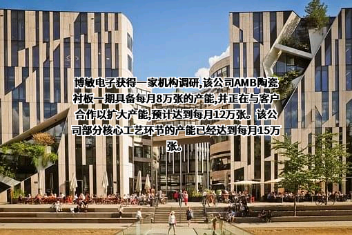 博敏电子股份有限公司