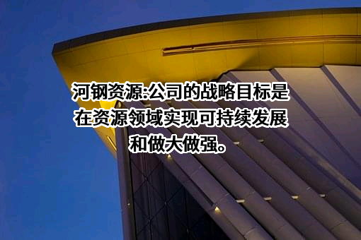 河钢资源股份有限公司