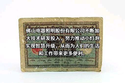 佛山电器照明股份有限公司