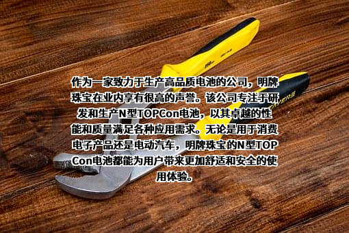 浙江明牌珠宝股份有限公司