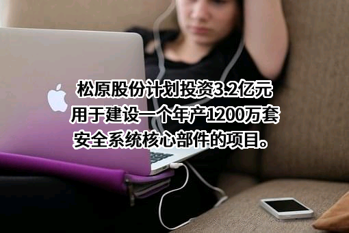 浙江松原汽车安全系统股份有限公司