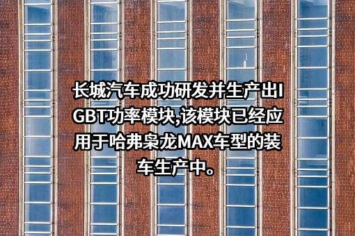 长城汽车股份有限公司