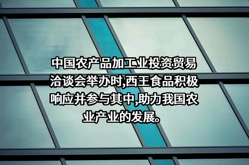 西王食品股份有限公司