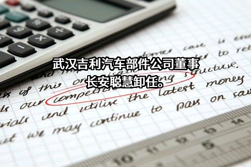 武汉吉利汽车部件有限公司