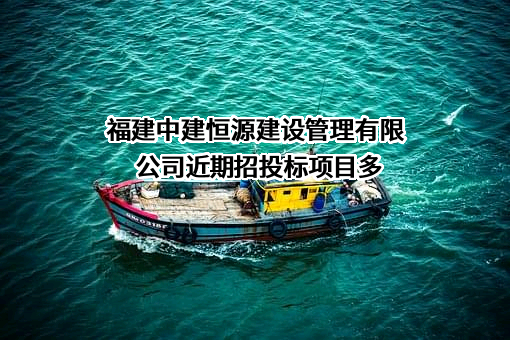 福建中建恒源建设管理有限公司近期招投标项目多