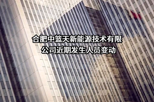合肥中篮天新能源技术有限公司