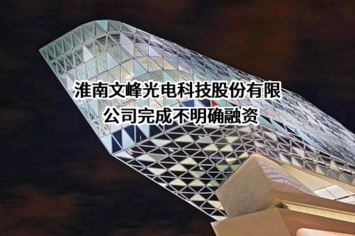 淮南文峰光电科技股份有限公司