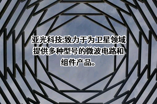 亚光科技集团股份有限公司