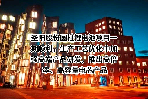 山东圣阳电源股份有限公司