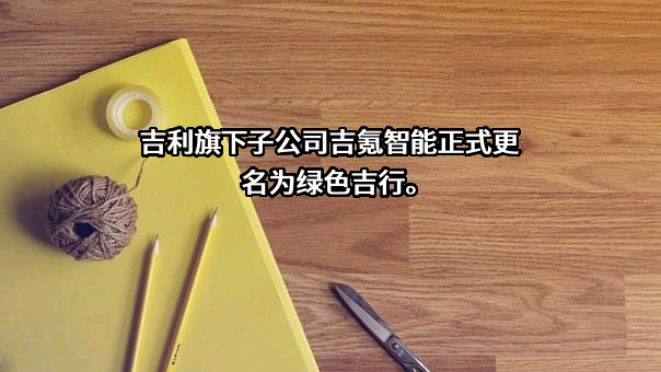 浙江吉利控股集团有限公司