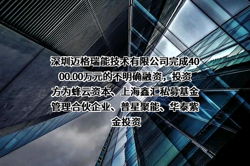 深圳迈格瑞能技术有限公司