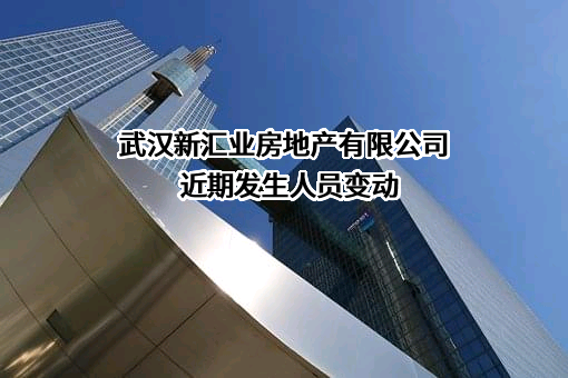 武汉新汇业房地产有限公司近期发生人员变动