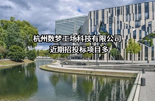 杭州数梦工场科技有限公司近期招投标项目多