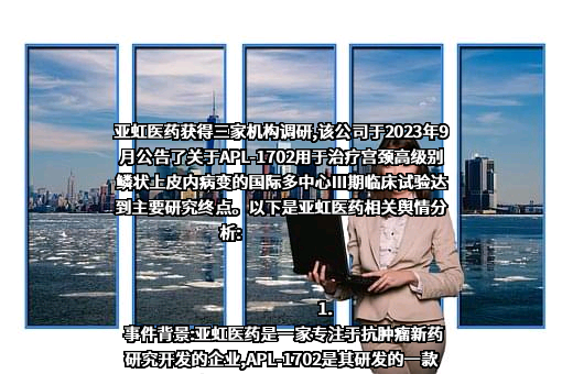 江苏亚虹医药科技股份有限公司