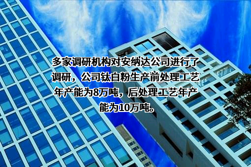 安徽安纳达钛业股份有限公司