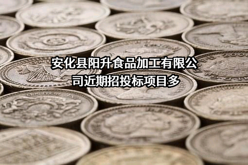 安化县阳升食品加工有限公司近期招投标项目多