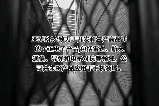 亚光科技集团股份有限公司
