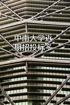 中南大学近期招投标项目多