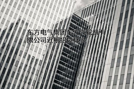 东方电气集团东方汽轮机有限公司近期招投标项目多