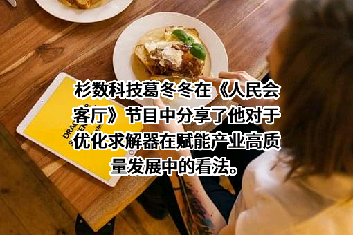 杉数科技（北京）有限公司
