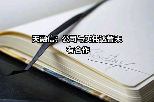 天融信：公司与英伟达暂未有合作