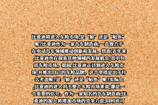 比亚迪股份有限公司