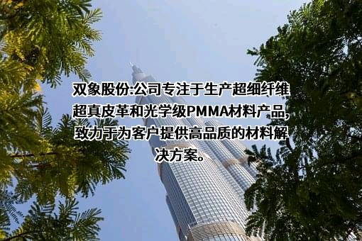 无锡双象超纤材料股份有限公司