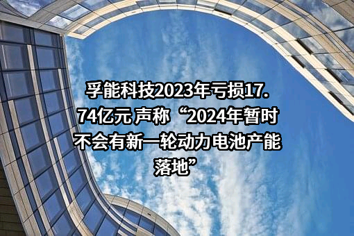 孚能科技（赣州）股份有限公司