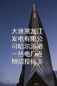 大唐黑龙江发电有限公司哈尔滨第一热电厂