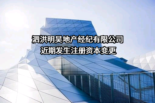 泗洪明昊地产经纪有限公司